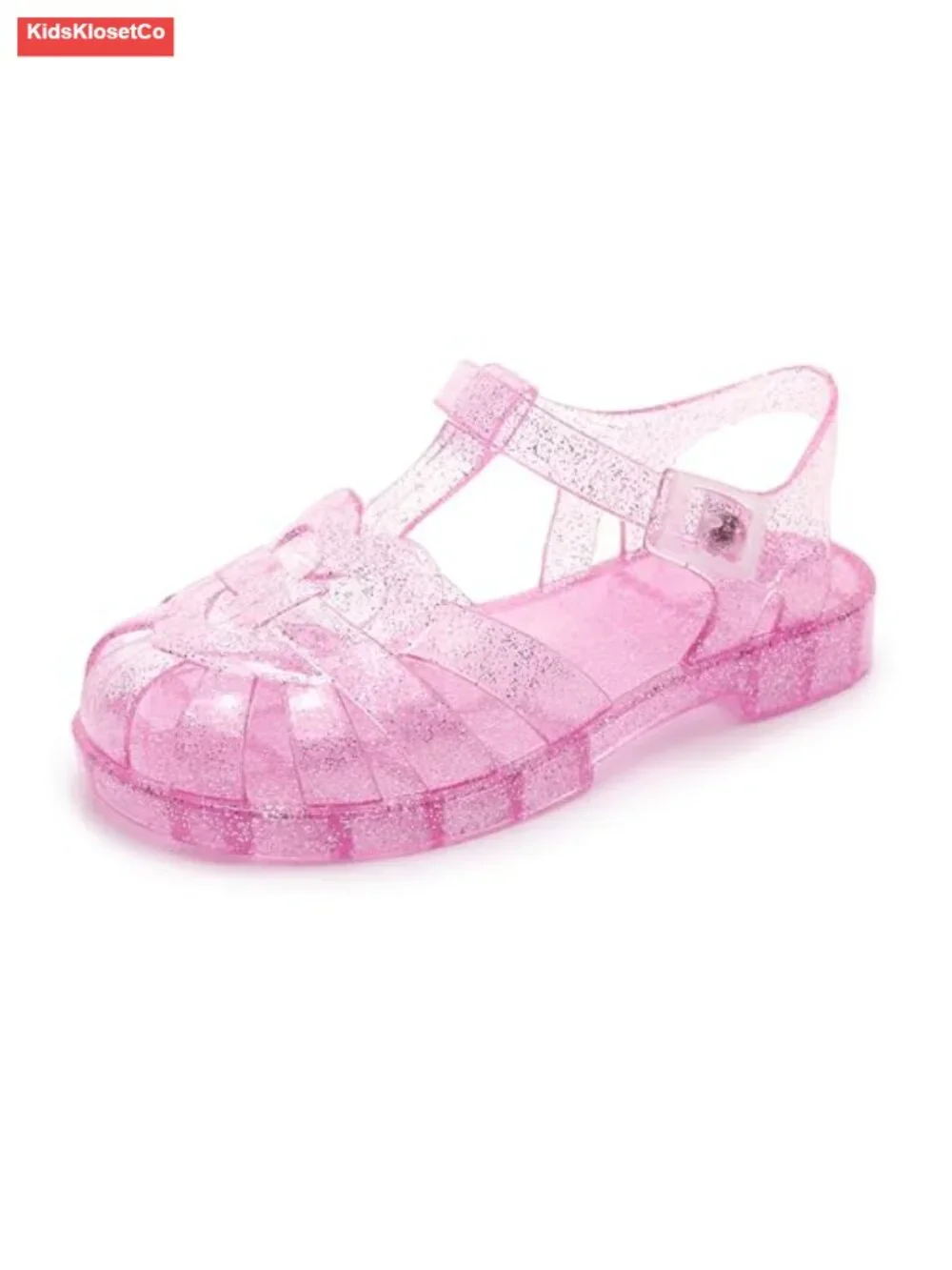 Toddler Girls Jelly Sandals Soft Rubber Sole Closed Toe Beach Summer Mary Jane
